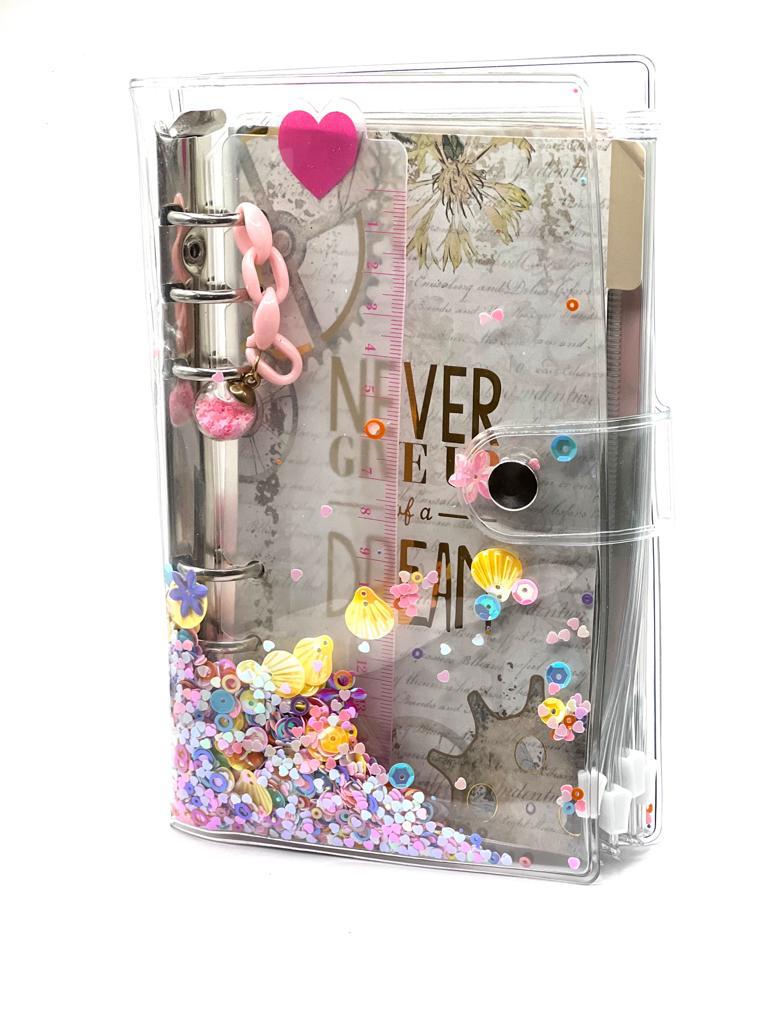 Clear budget binder A6