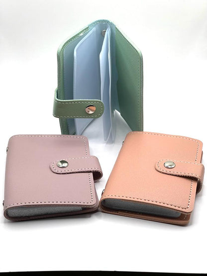 Women's Leather Credit Card Wallet - Card & ID Holder, Ideal Gift