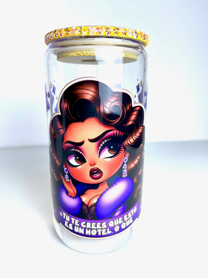 Custom Glass Can Cup - 16oz